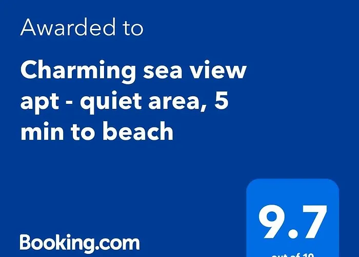 Beachfront Designer Apt, 100 Sqm, 2-bath, Huge Terrace On The Sea Shore * Konstanca