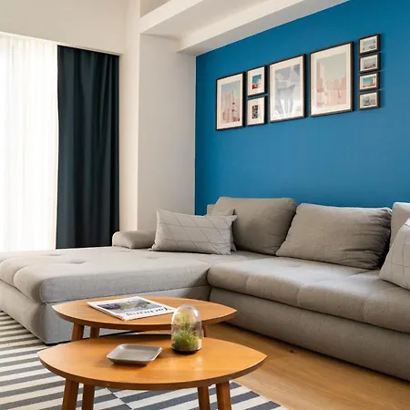 Beachfront Designer Apt, 100 Sqm, 2-bath, Huge Terrace On The Sea Shore شقة *