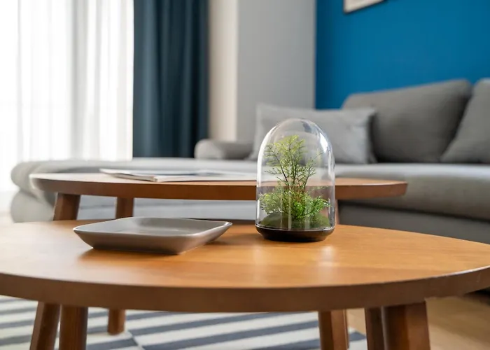 Beachfront Designer Apt, 100 Sqm, 2-bath, Huge Terrace On The Sea Shore Apartman Konstanca